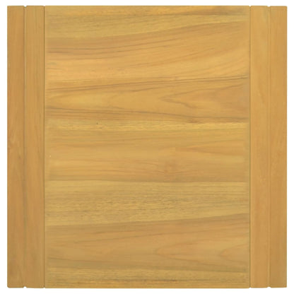 Mobile da Bagno a Parete 45x45x35 cm in Legno Massello di Teak - homemem39