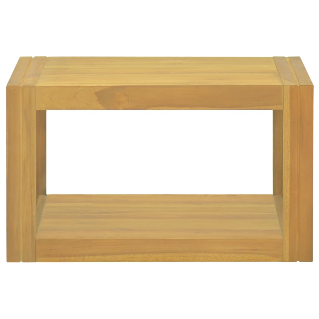 Mobile da Bagno a Parete 60x45x35 cm in Legno Massello di Teak - homemem39