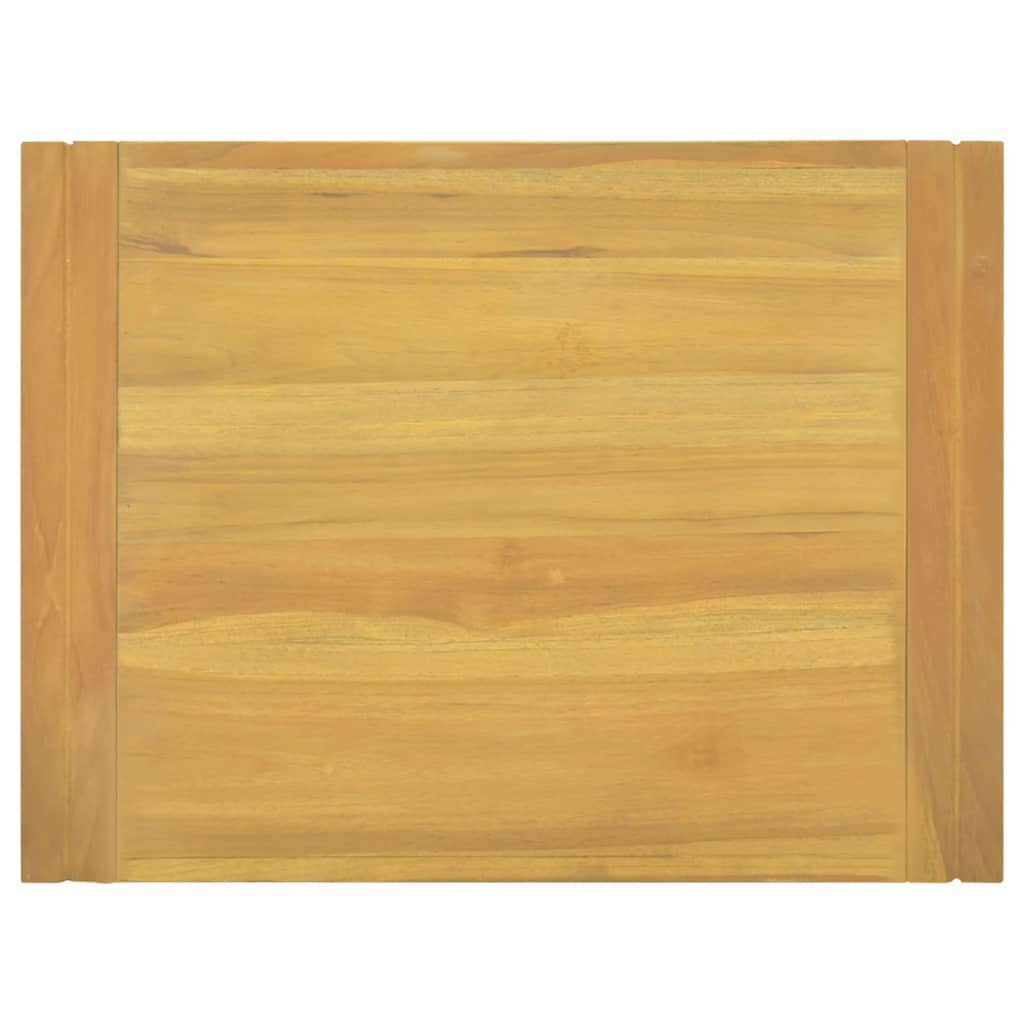 Mobile da Bagno a Parete 60x45x35 cm in Legno Massello di Teak - homemem39