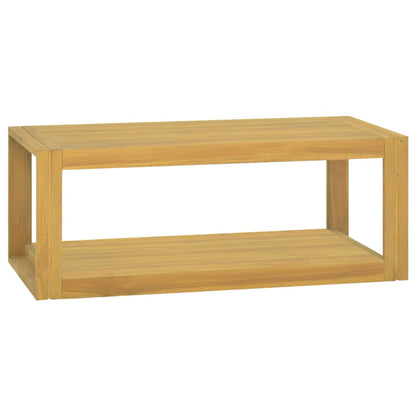 Mobile da Bagno a Parete 90x45x35 cm in Legno Massello di Teak - homemem39