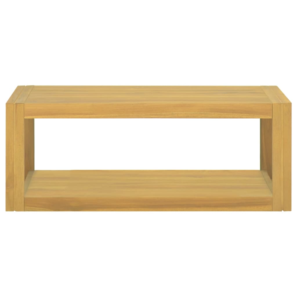 Mobile da Bagno a Parete 90x45x35 cm in Legno Massello di Teak - homemem39