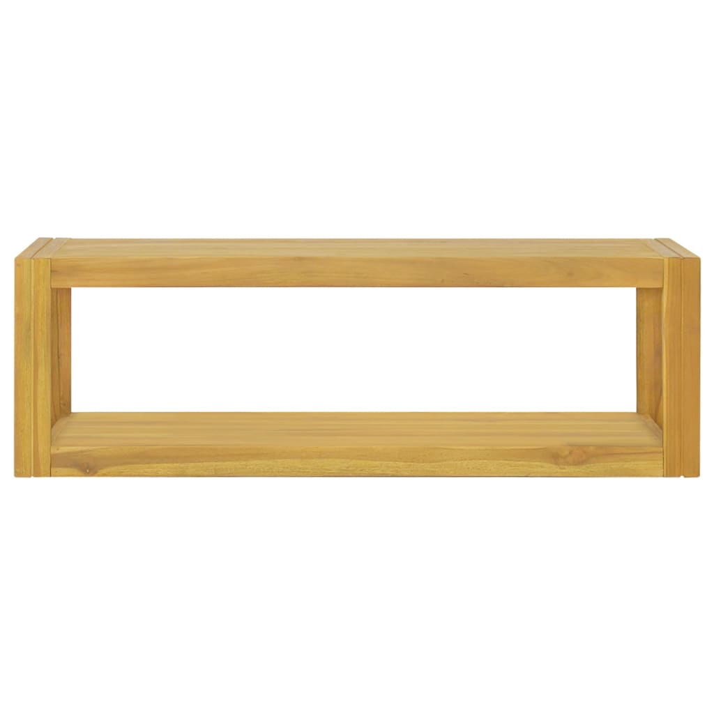 Mobile da Bagno a Parete 110x45x35 cm in Legno Massello di Teak - homemem39