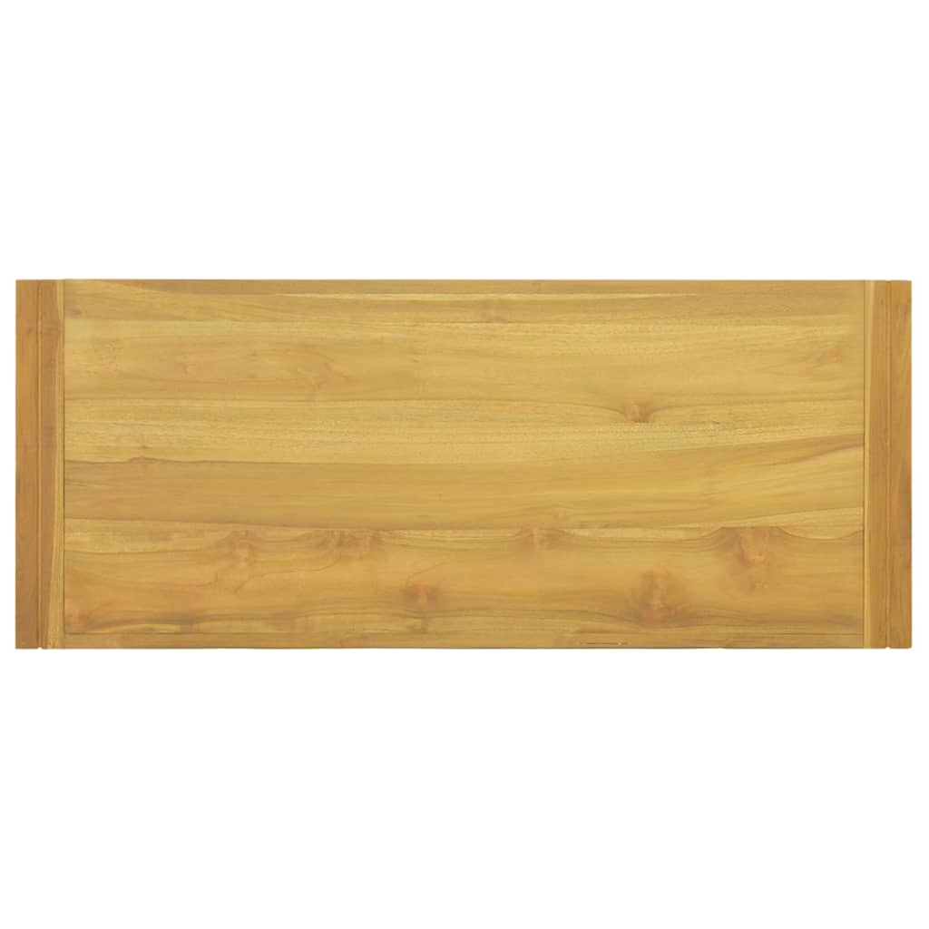 Mobile da Bagno a Parete 110x45x35 cm in Legno Massello di Teak - homemem39