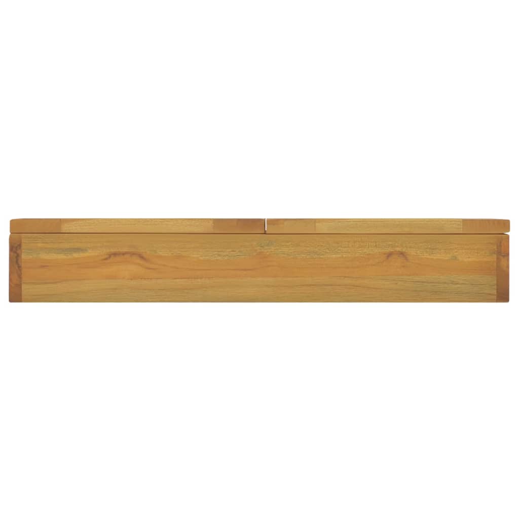 Mobile a Specchio 60x10x40 cm in Legno Massello di Teak - homemem39