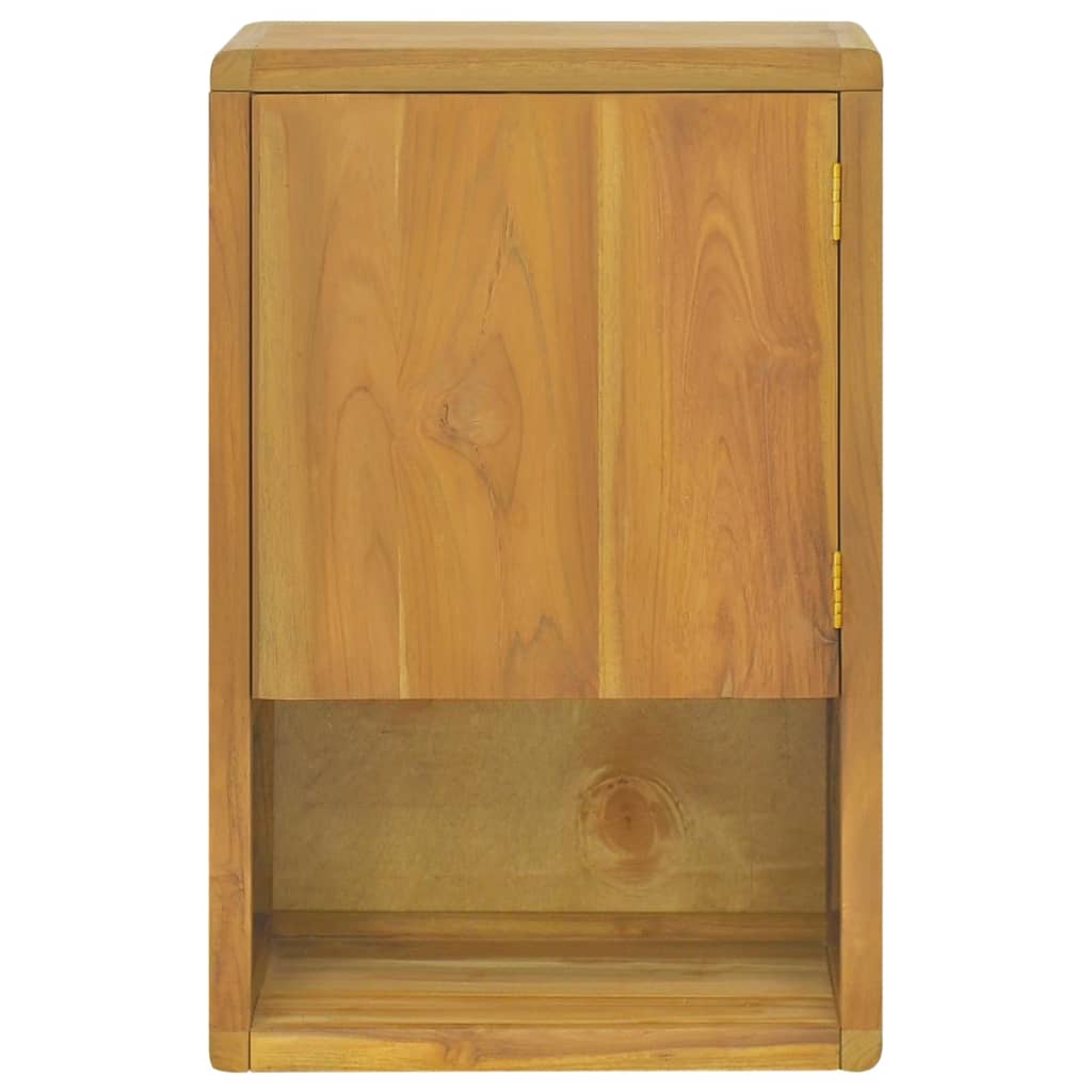 Mobile da Bagno a Parete 45x30x70 cm in Legno Massello di Teak - homemem39