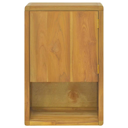 Mobile da Bagno a Parete 45x30x70 cm in Legno Massello di Teak - homemem39