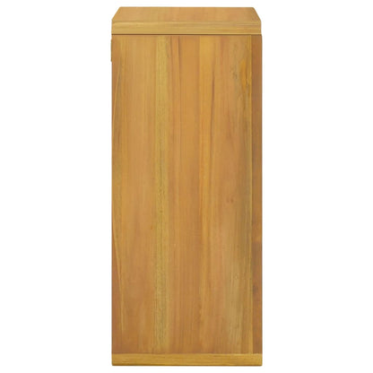 Mobile da Bagno a Parete 45x30x70 cm in Legno Massello di Teak - homemem39