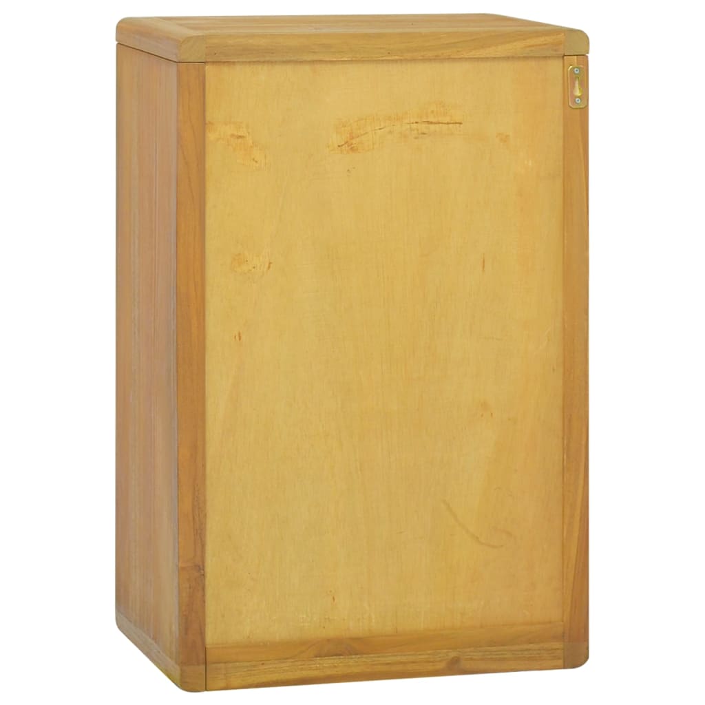 Mobile da Bagno a Parete 45x30x70 cm in Legno Massello di Teak - homemem39