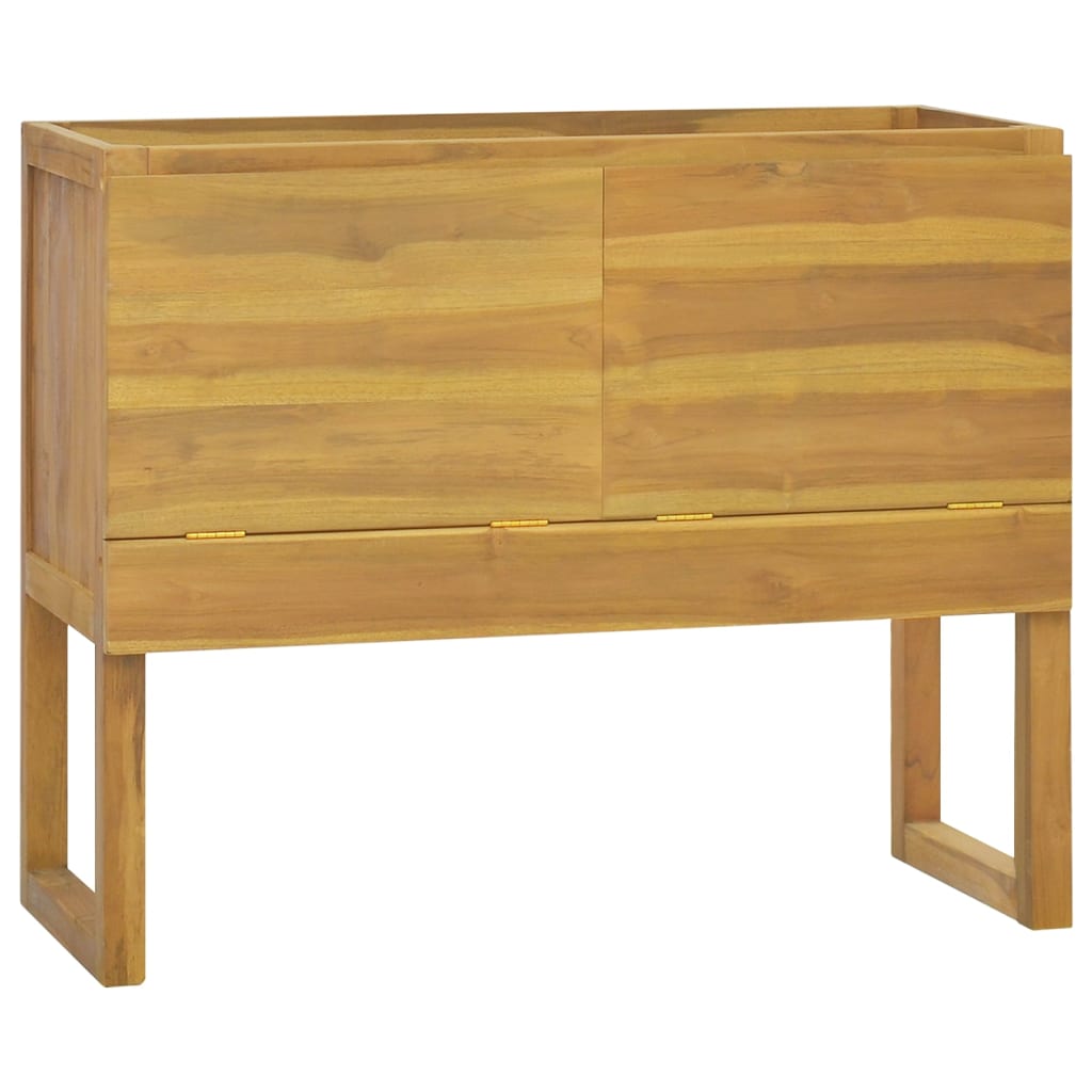 Mobile da Bagno 90x45x75 cm in Legno Massello di Teak - homemem39