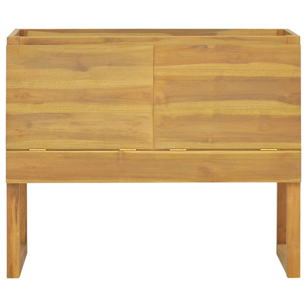 Mobile da Bagno 90x45x75 cm in Legno Massello di Teak - homemem39