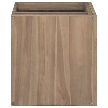 Mobile da Bagno a Parete 60x39x40 cm in Legno Massello di Teak - homemem39