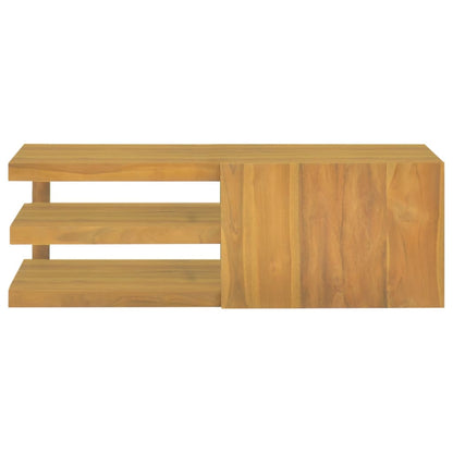 Mobile da Bagno a Parete 90x40x30 cm in Legno Massello di Teak - homemem39