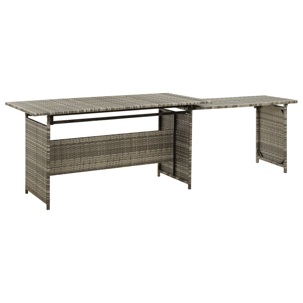 Set Divani da Giardino 2 pz con Cuscini in Polyrattan Grigio - homemem39