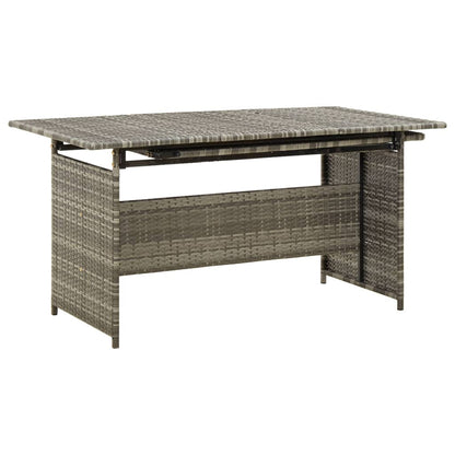 Set Divani da Giardino 2 pz con Cuscini in Polyrattan Grigio - homemem39