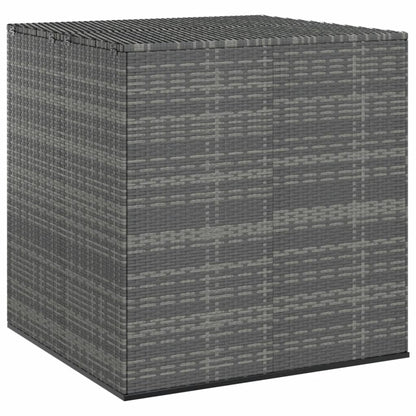 Contenitore da Giardino in Rattan PE 100x97,5x104 cm Grigio - homemem39