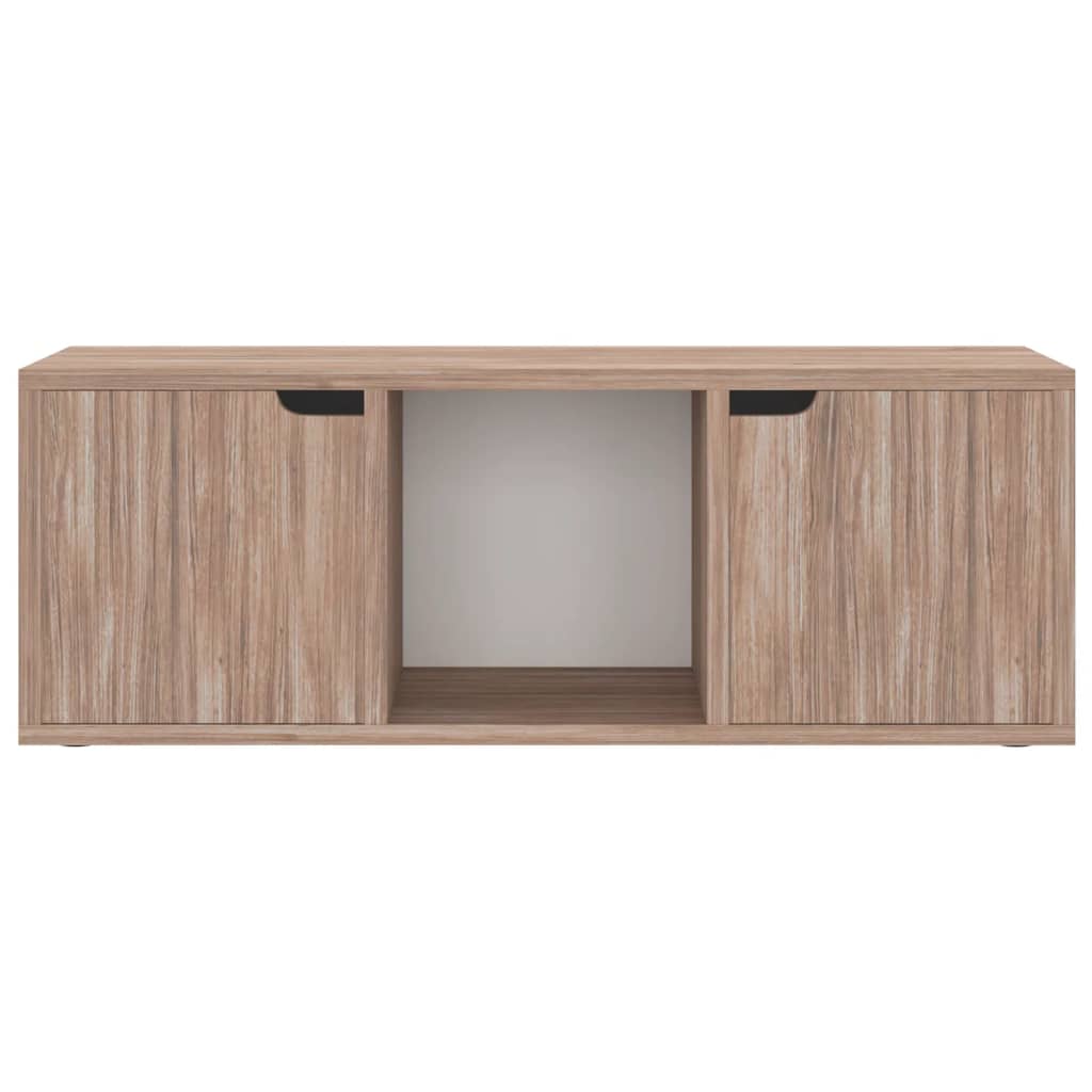 Mobile TV Rovere Sonoma 88,5x27,5x30,5 cm in Truciolato - homemem39