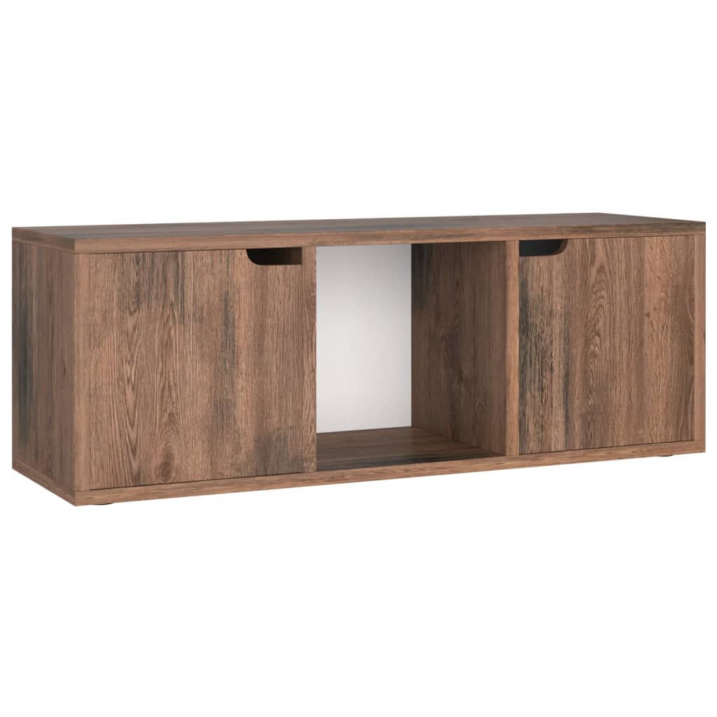 Mobile TV Rovere Fumo 88,5x27,5x30,5 cm in Truciolato - homemem39