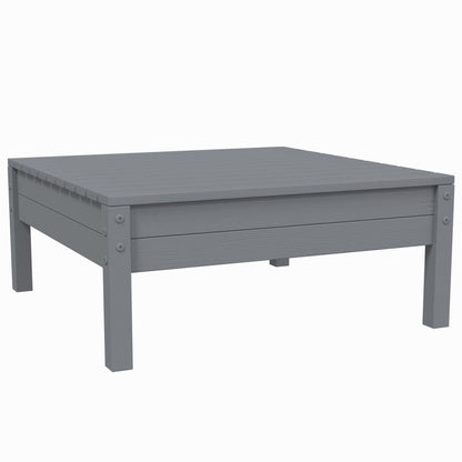 Set Divani da Giardino 3 pz Grigio Cuscini Massello di Pino - homemem39