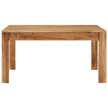 Tavolino da Salotto 80x80x40 cm in Legno Massello di Acacia - homemem39