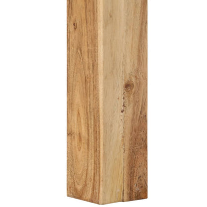 Tavolino da Salotto 80x80x40 cm in Legno Massello di Acacia - homemem39