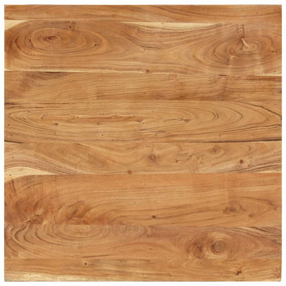 Tavolino da Salotto 80x80x40 cm in Legno Massello di Acacia - homemem39