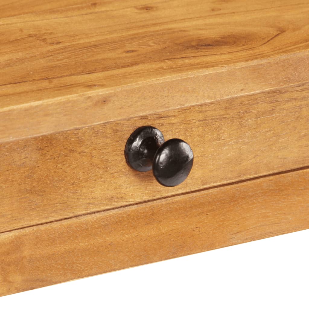 Tavolo Consolle 100x40x76 cm in Legno Massello d'Acacia - homemem39