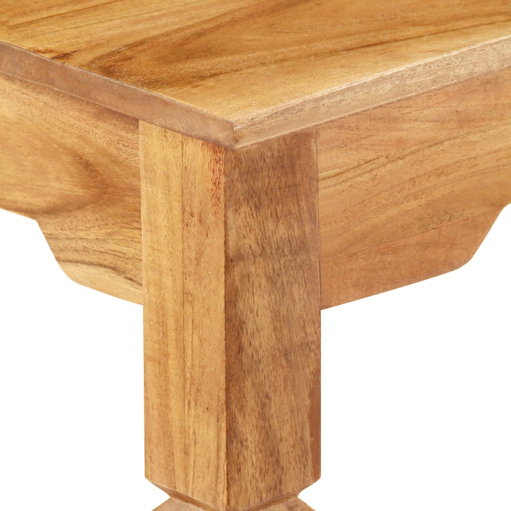 Tavolo Consolle 100x40x76 cm in Legno Massello d'Acacia - homemem39