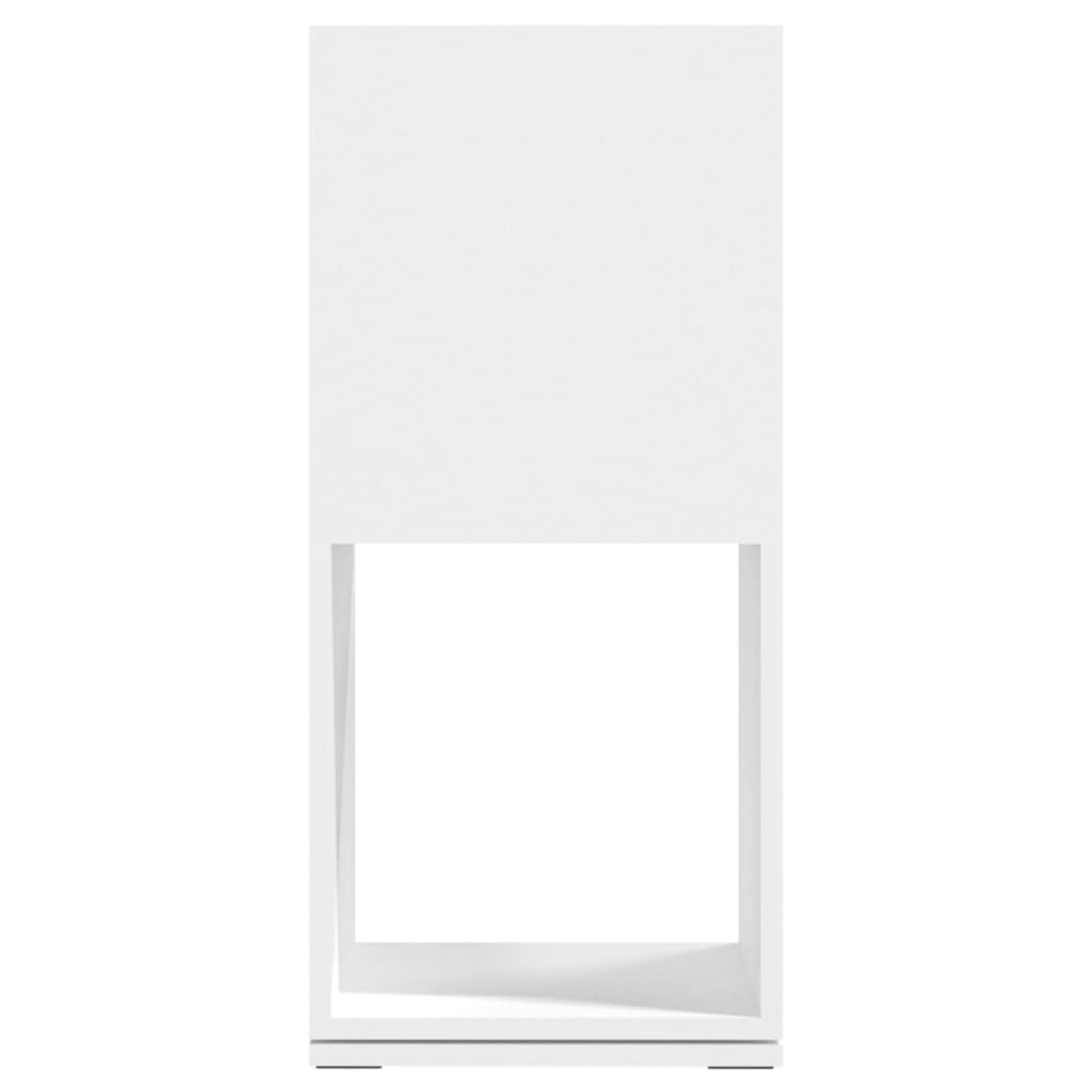 Armadietto Girevole Bianco 34,5x34,5x75,5 cm in Truciolato - homemem39