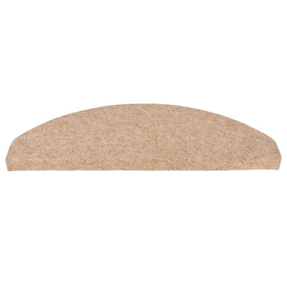 Tappetini Autoadesivi per Scale 15 pz 65x22,5x3,5 cm Beige - homemem39