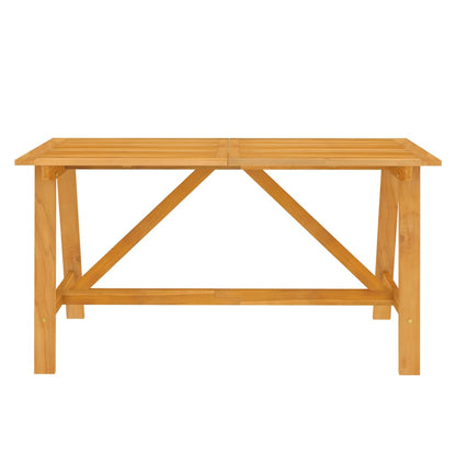 Set Mobili da Pranzo per Giardino 5 pz Legno Massello di Acacia - homemem39