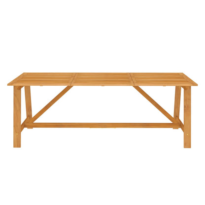 Set Mobili da Pranzo per Giardino 9 pz Legno Massello di Acacia - homemem39