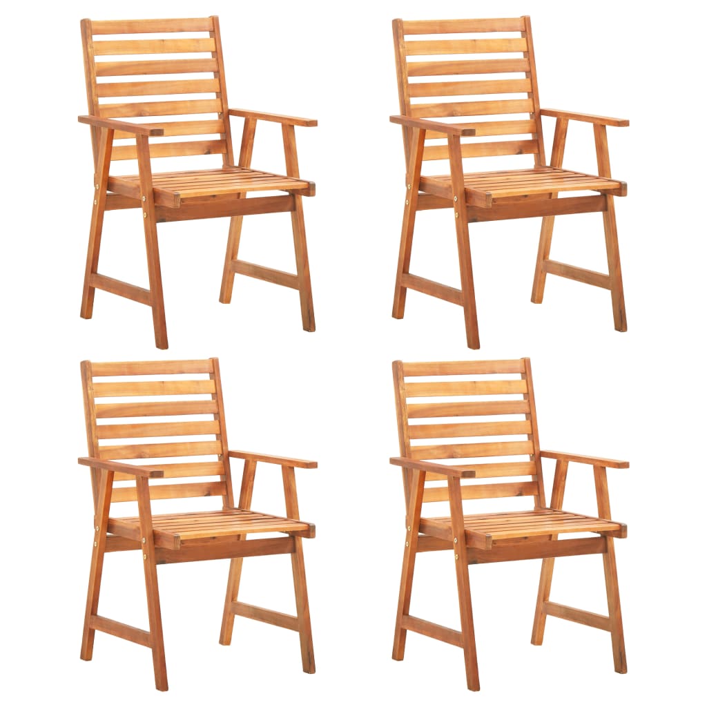 Set Mobili da Pranzo per Giardino 5 pz Legno Massello di Acacia - homemem39