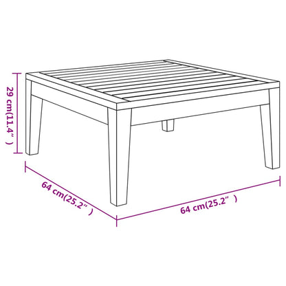 Set Divani Giardino 5 pz con Cuscini Grigio Scuro Legno Acacia - homemem39