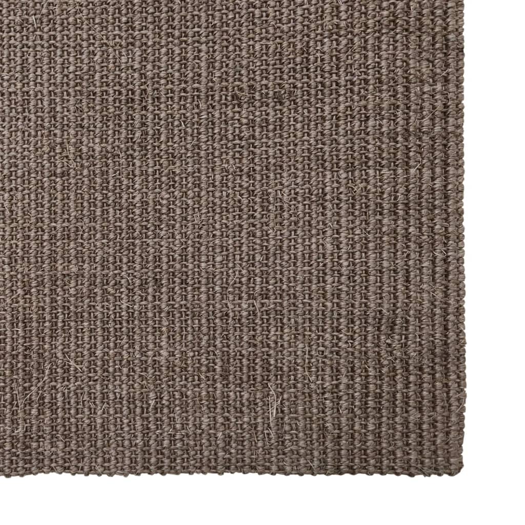 Tappeto in Sisal Naturale 80x250 cm Marrone - homemem39