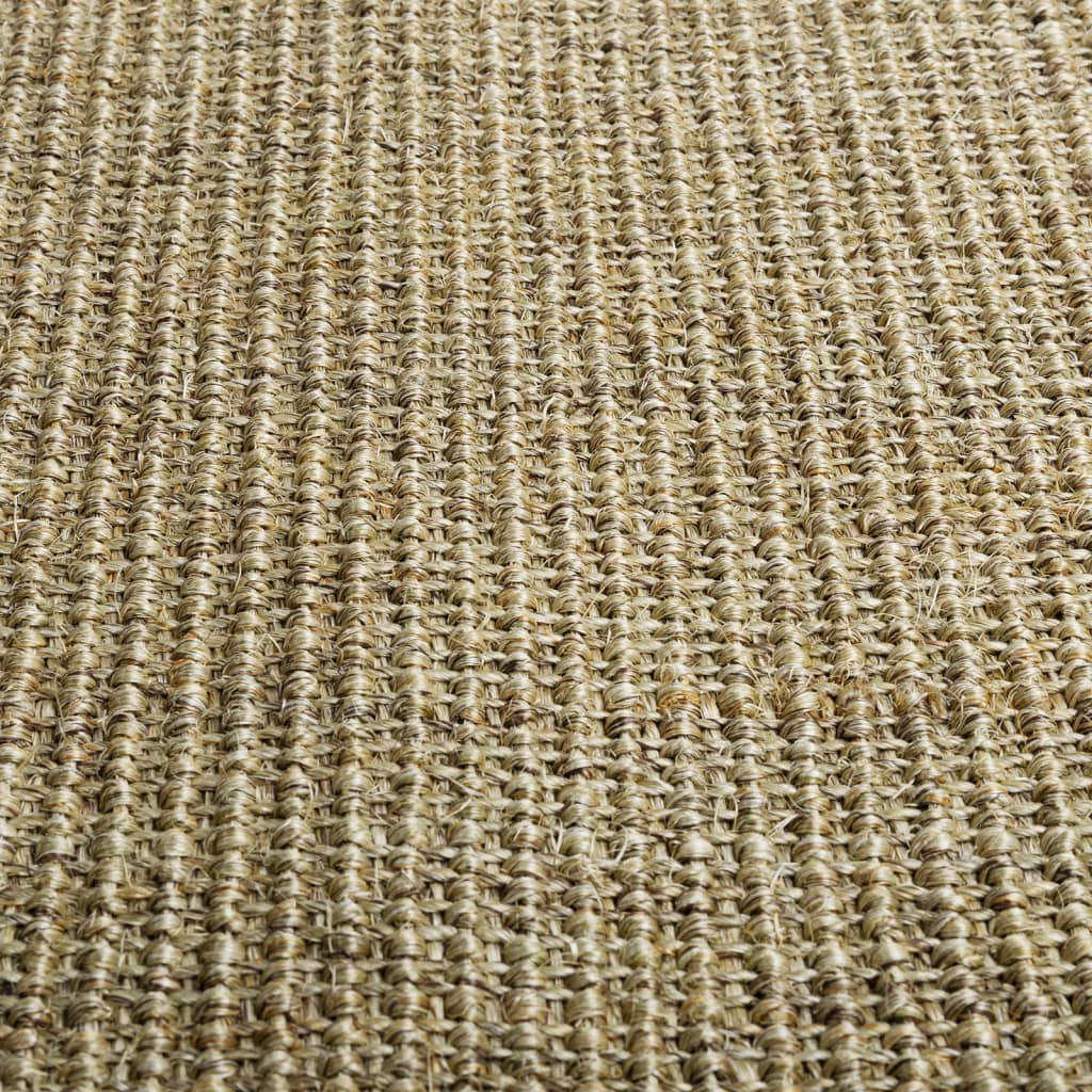 Tappeto in Sisal Naturale 66x300 cm Verde - homemem39