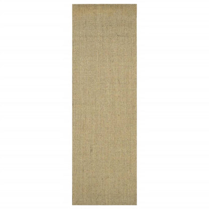 Tappeto in Sisal Naturale 80x250 cm Verde - homemem39