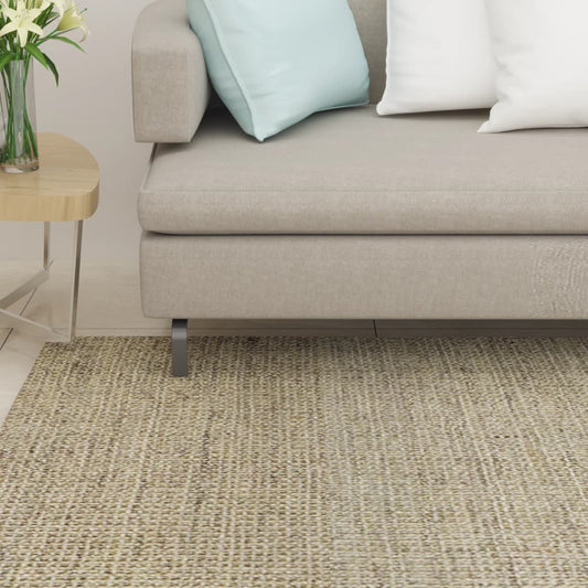 Tappeto in Sisal Naturale 80x250 cm Verde - homemem39