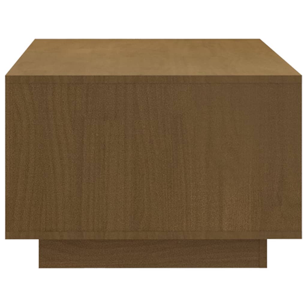 Tavolino da Salotto Miele 110x50x33,5 cm Legno Massello di Pino - homemem39