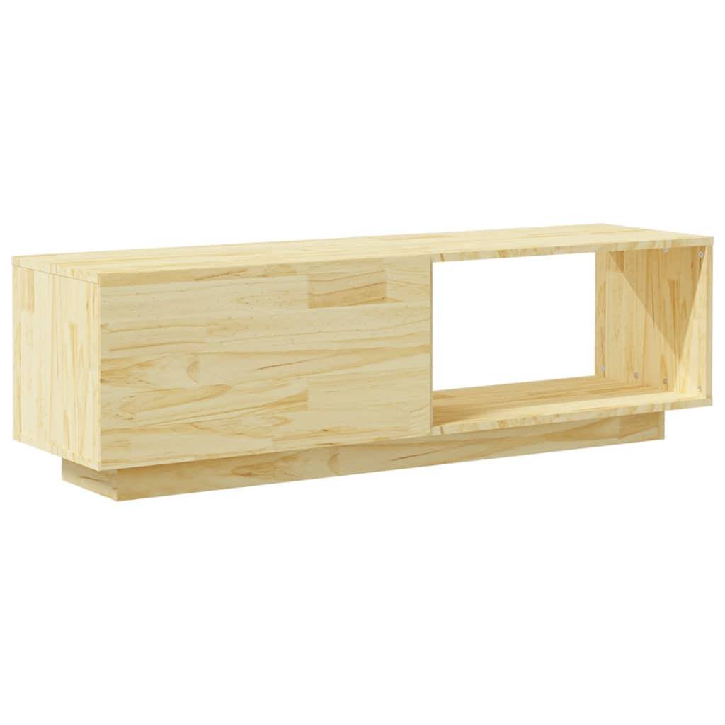 Mobile Porta TV 110x30x33,5 cm in Legno Massello di Pino - homemem39