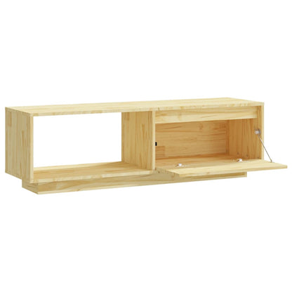 Mobile Porta TV 110x30x33,5 cm in Legno Massello di Pino - homemem39