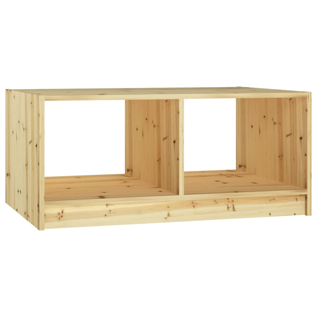 Tavolino da Salotto 75x50x33,5 cm Legno Massello di Abete - homemem39