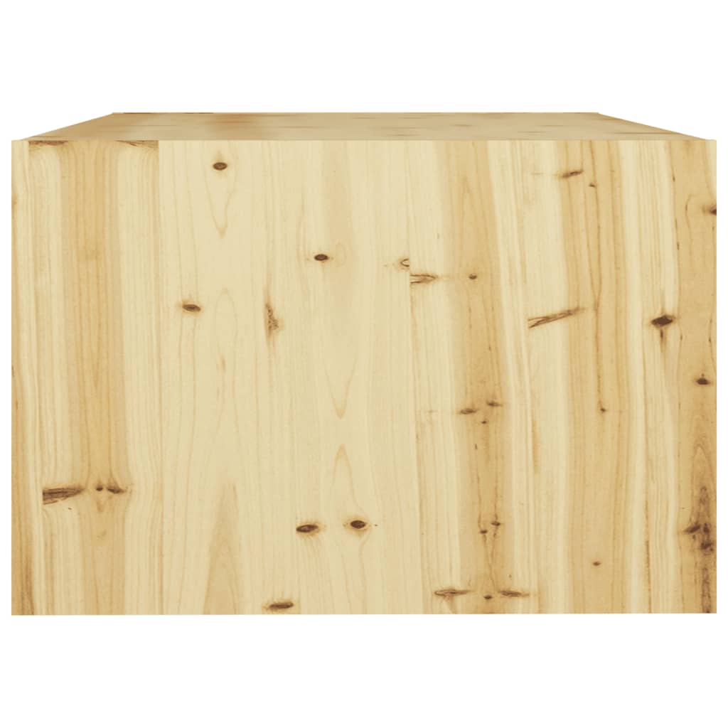 Tavolino da Salotto 75x50x33,5 cm Legno Massello di Abete - homemem39