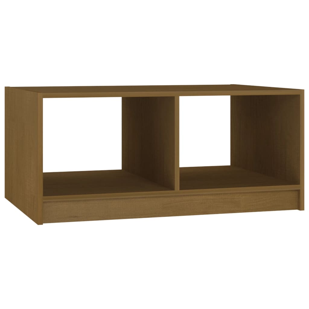 Tavolino da Salotto Miele 75x50x33,5 cm Legno Massello di Pino - homemem39