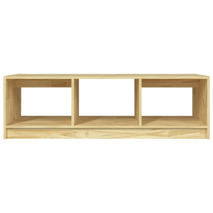 Tavolino da Salotto 110x50x34 cm Legno Massello di Pino - homemem39