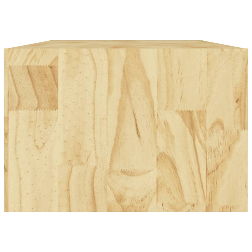 Tavolino da Salotto 110x50x34 cm Legno Massello di Pino - homemem39