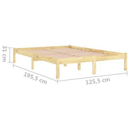 Giroletto Legno Massello Pino 120x190cm 4FT Small Double - homemem39