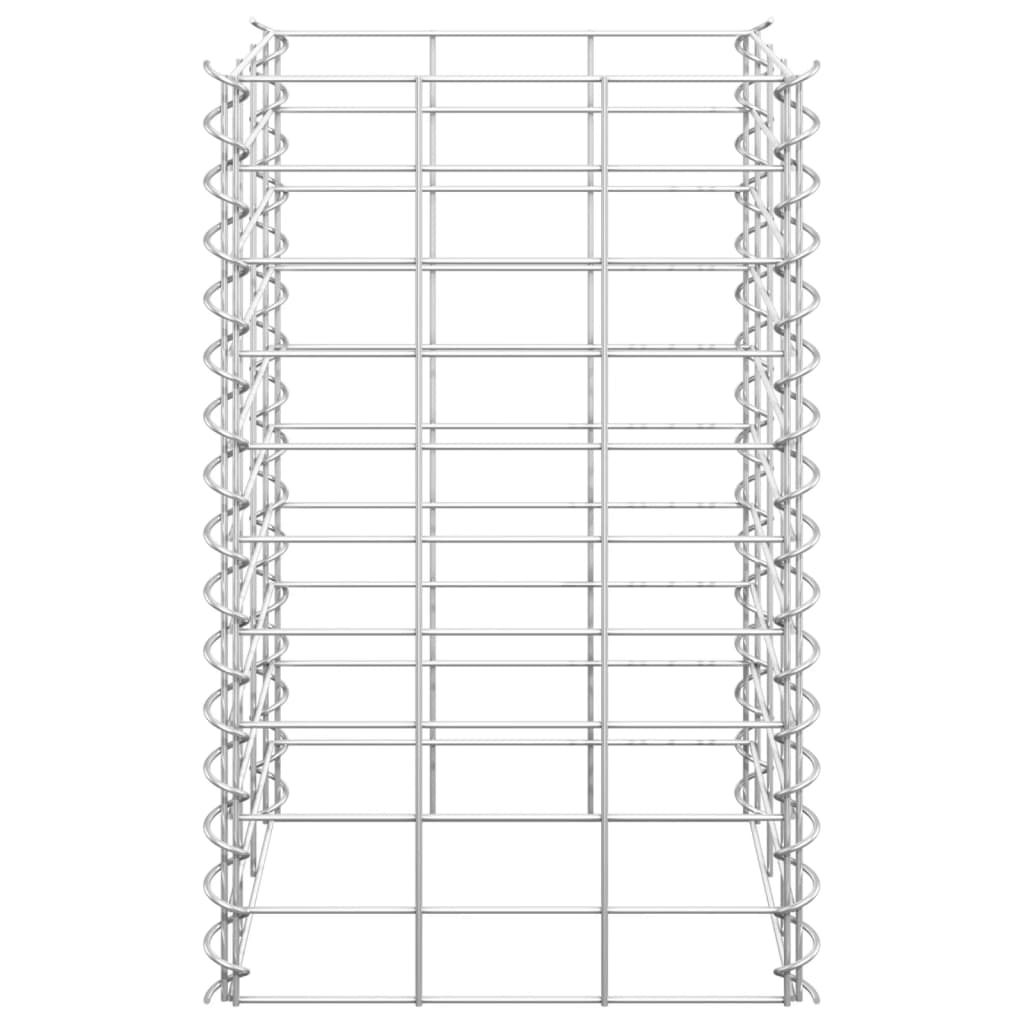 Fioriere Rialzate a Gabbione 3 pz 30x30x50 cm in Ferro - homemem39