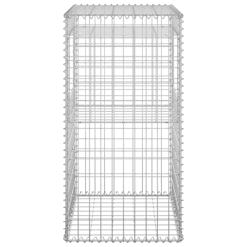 Cesti a Gabbione a Torre 2 pz 50x50x100 cm in Ferro - homemem39