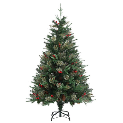 Albero di Natale con Pigne Verde 120 cm in PVC e PE - homemem39