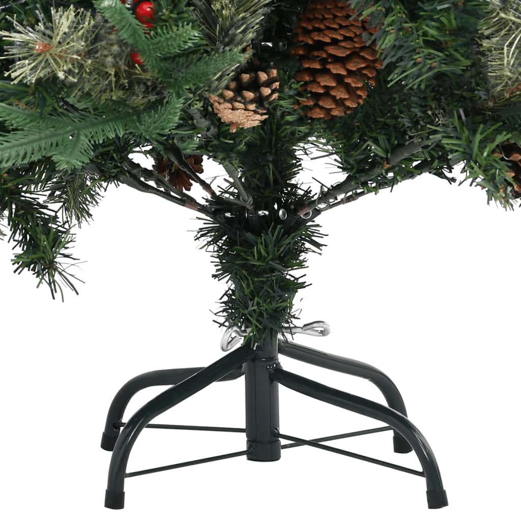 Albero di Natale con Pigne Verde 120 cm in PVC e PE - homemem39